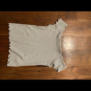 Off the shoulder crop top